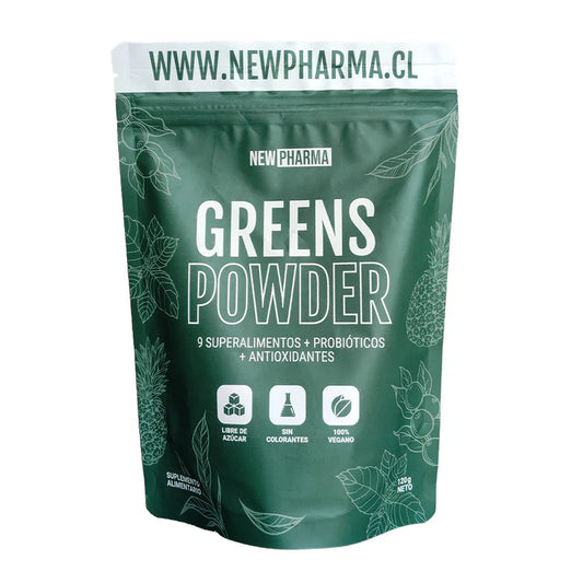 GREENS POWDER POWDER | 120 GR | NEWPHARMA