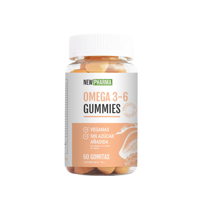 OMEGA 3-6 GUMMIES | 60 UNITS | NEWPHARMA