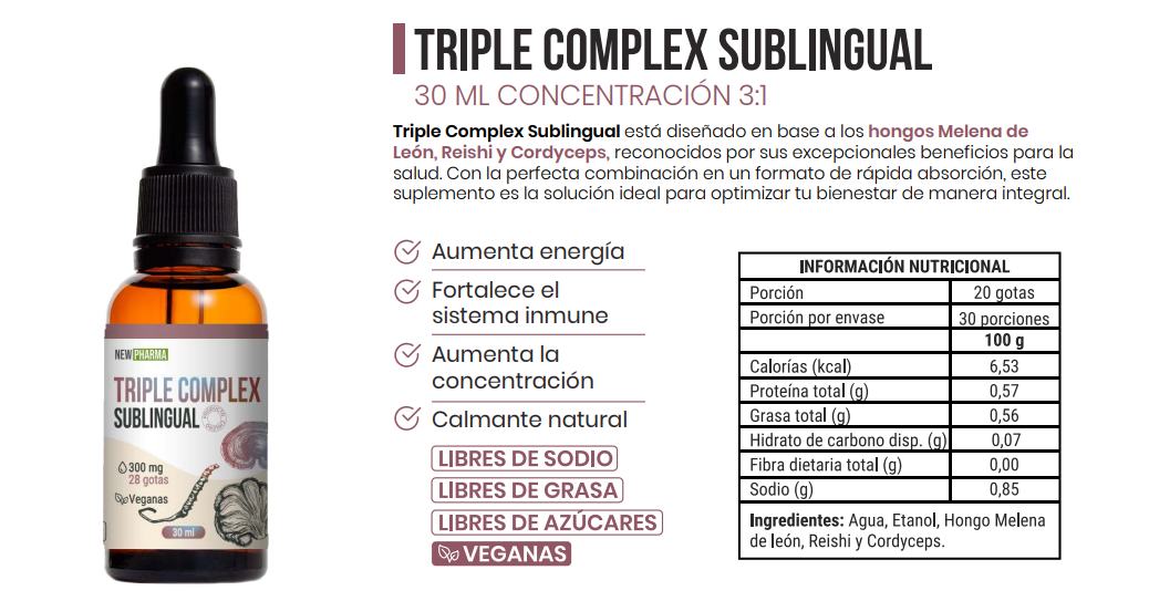 TRIPLE COMPLEX 3:1 DROPS | 30 ML | NEWPHARMA